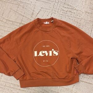 Levi's Women’s Rust Crewneck Sweatshirt size XS